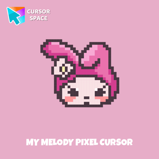 My Melody Pixel cursor arrow cursor